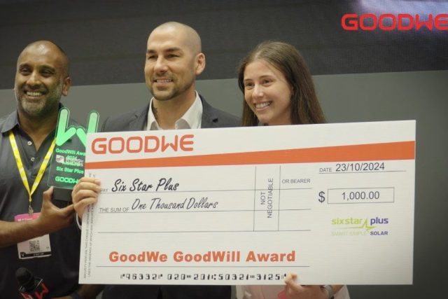 Celebrating Community Impact: Six Star Plus Wins GoodWe Goodwill Award 2024!
